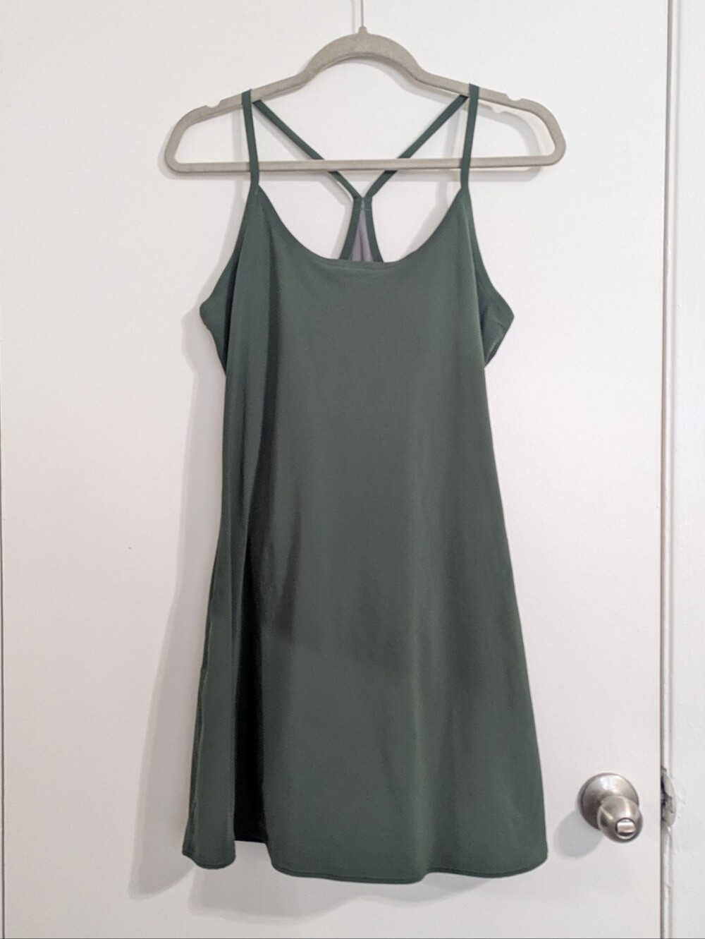 Outdoor Voices Olive Green Exercise Dress Size Medium Activewear Athletic